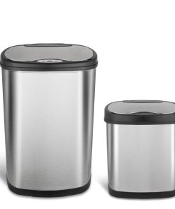 Rectangular Motion Sensor Trash Can 13.2 Gallon & 3.2 Gallon | CB-DZT-50-13/12-13