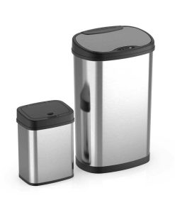 Motion Sensor Trash Can Set 13.2 Gallon & 3.2 Gallon | CB-DZT-50-13/12-5