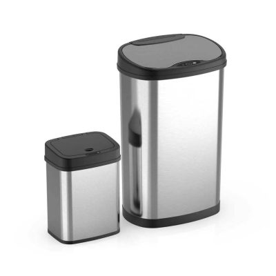 Motion Sensor Trash Can Set 13.2 Gallon & 3.2 Gallon | CB-DZT-50-13/12-5