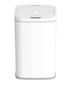 Rectangular Touch Free Trash Can For Bedroom Bathroom ABS 4.02 Gallon | DZT-16-27S